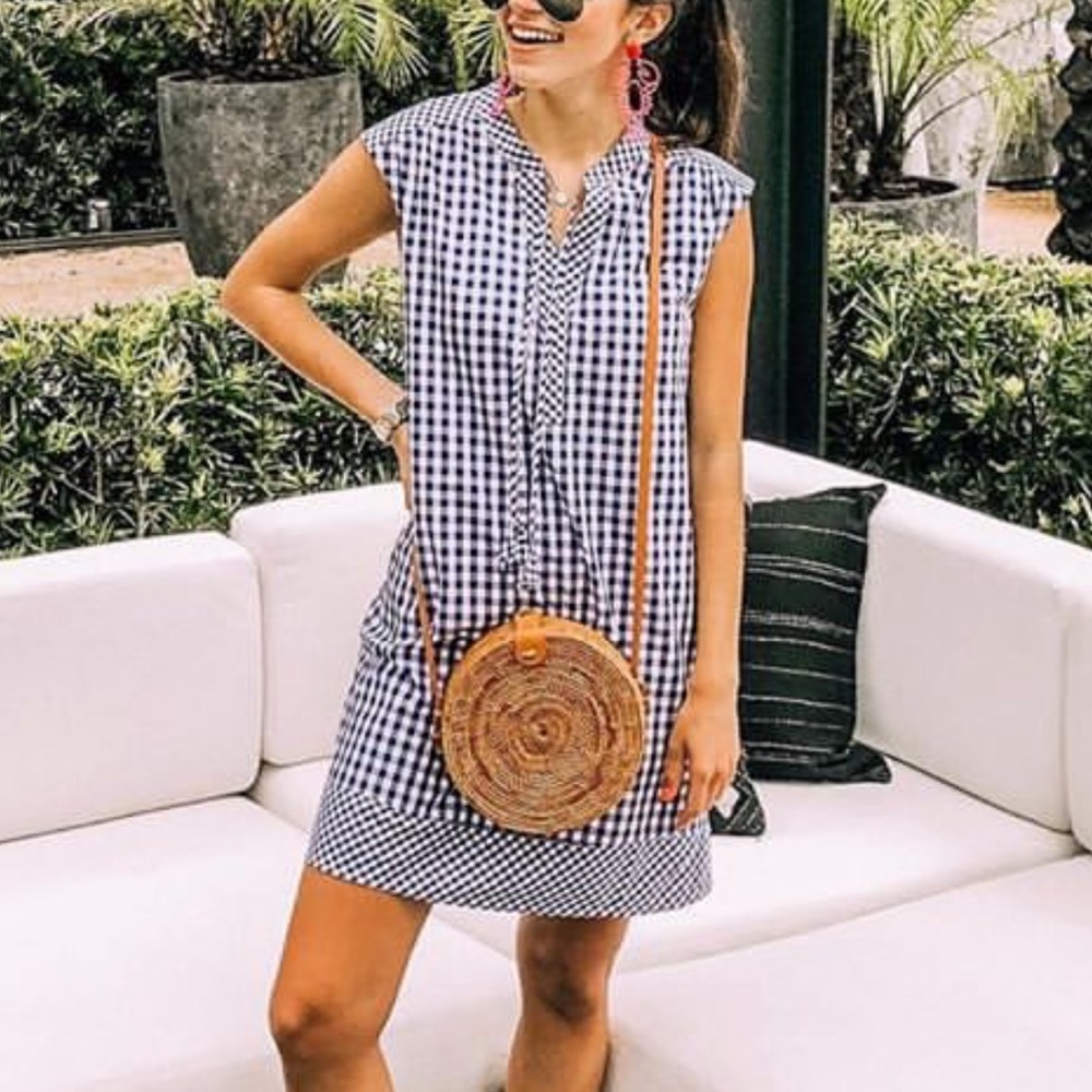 Vineyard vines gingham dress